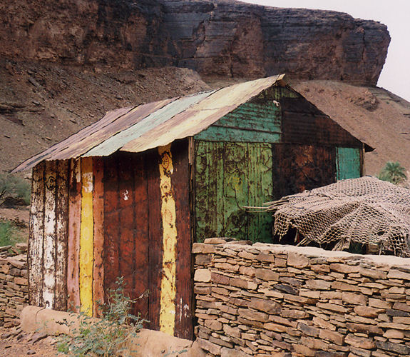 Wellblechh�tten in Mauretanien