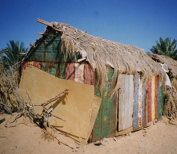 Wellblechh�tten in Mauretanien