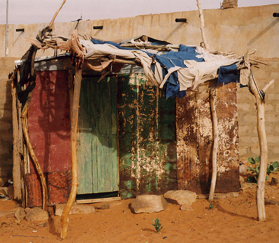 Wellblechh�tten in Mauretanien