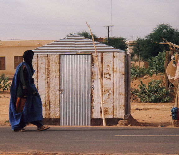 Wellblechh�tten in Mauretanien